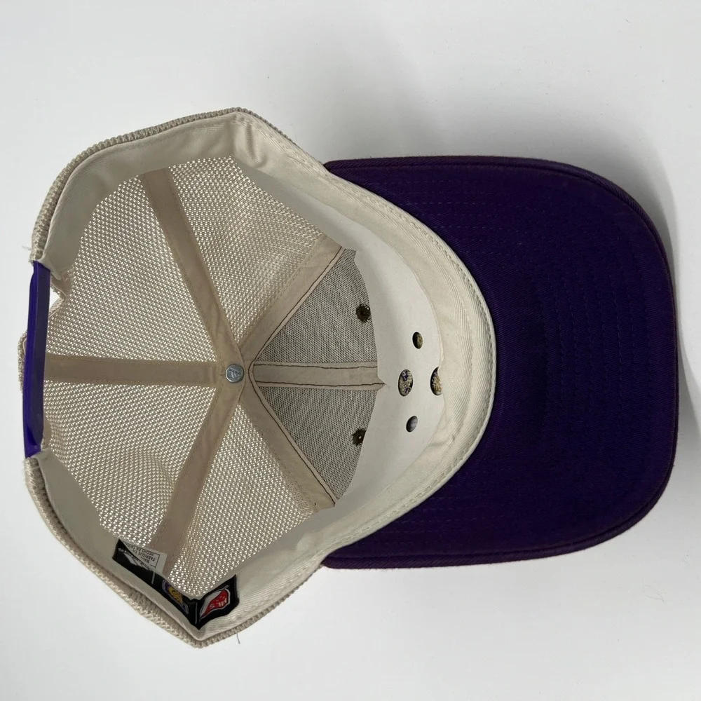 Adidas Orlando City SC MLS Trucker Hat Snapback Purple Brown Tan New